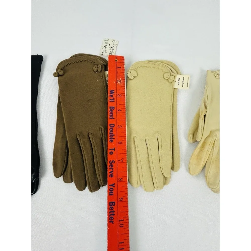 Lot of 5 Vintage Women's Gloves Grandma Dress